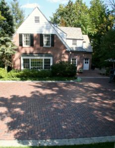 A view of the exteriors of a house